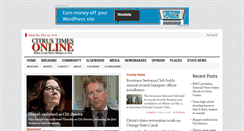 Desktop Screenshot of citrustimesonline.com